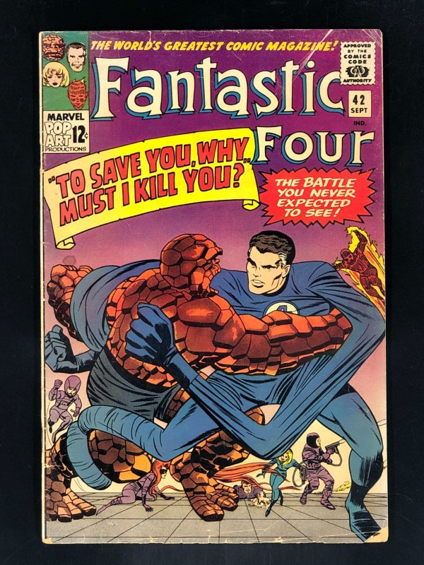 Fantastic Four #42 (1965) VG- Frightful Four Appearance