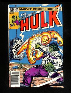 Incredible Hulk #285 Newsstand Variant