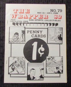 1989 THE WRAPPER Non-Sports Collectibles Fanzine #79 FN 6.0 Penny Cards