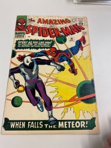 The Amazing Spider-Man #36 (1966)when falls a meteor first looter