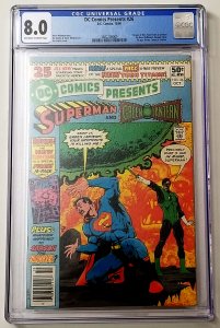 DC Comics Presents #26 CGC 8.0 George Perez 1st New Teen Titans FREE SHIPPING