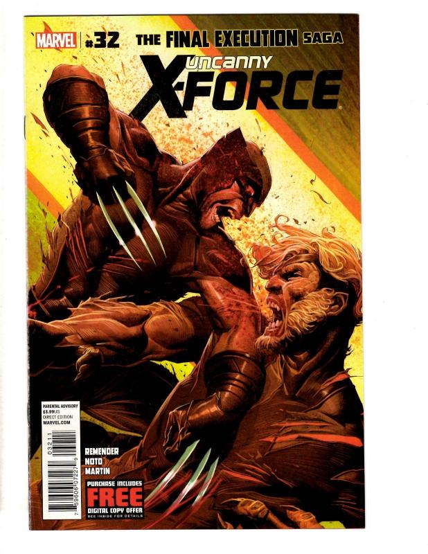 Lot Of 4 Uncanny X-Force Marvel Comic Books # 31 32 33 34 X-23 Wolverine MK6