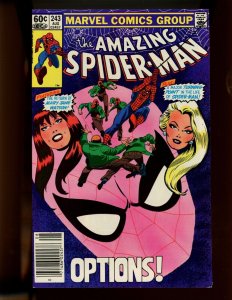 (1983) The Amazing Spider-Man #243-NEWSSTAND! RETURN OF MJ! OPTIONS! (8.5/9.0)