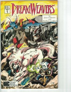 Dream Weavers #1 VF/NM variant signed by Matthew Lunsford - Golden Realm 1993