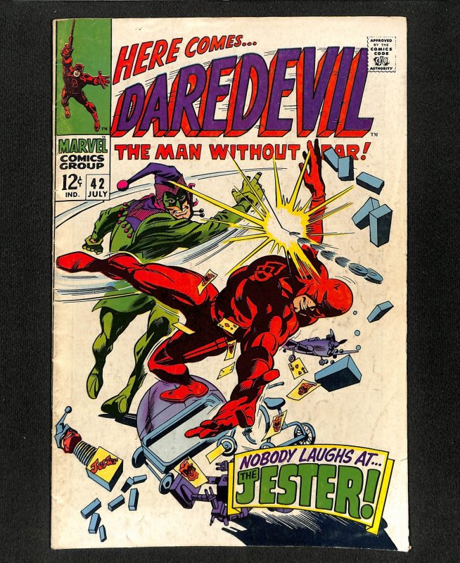 Daredevil #42 1st Appearance Jester!