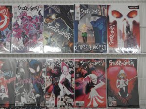 Spider-Gwen 2nd Series Complete Run 1-34! + Annual #1 and 3 Variants! Avg VF/NM!