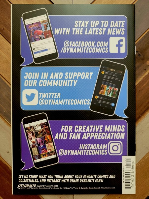 BETTIE PAGE #1 Jos Michael Linsner 1:15 Incentive Variant VF 8.0 (Dynamite 2023)