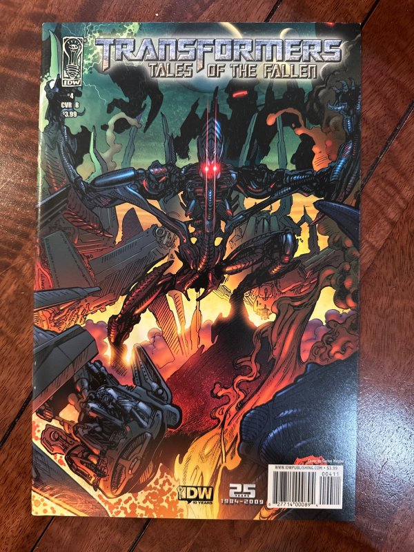 Transformers: Tales of the Fallen #4 Variant Cover (2009)