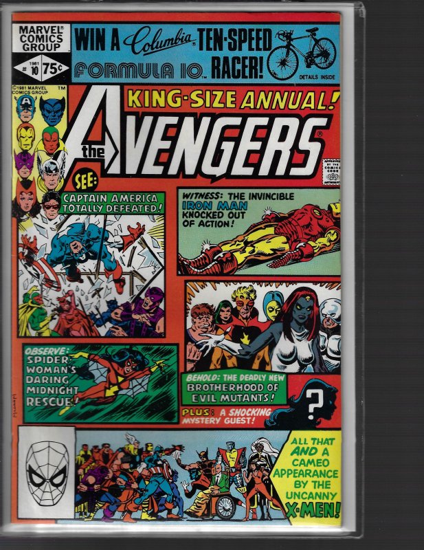 Avengers King-Size Annual #10 (Marvel, 1981) NM- KEY 1st Rogue