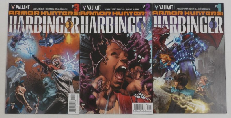 Armor Hunters: Harbinger #1-3 VF/NM complete series Dysart - Gill ; Valiant