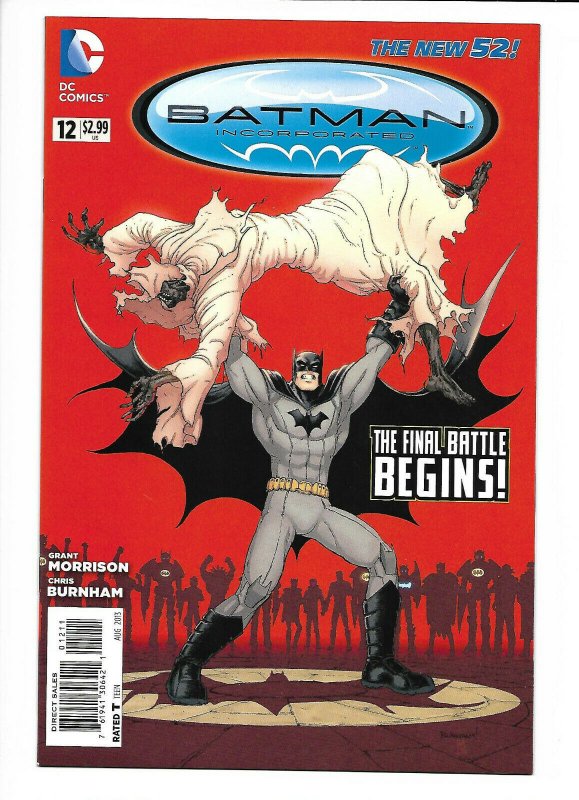 Batman Incorporated #12 DC New 52 NM 9.4+  (2013) Chris Burnham cover. 