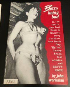 Lot of 3 BETTY PAGE *Adults Only!* Comix: TOR LOVES BETTY•50s RAGE•BEING BAD