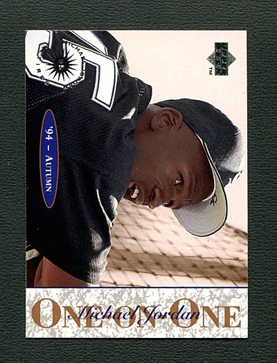 1995 Michael Jordan Upperdeck One on One Insert Set (NM-MT)