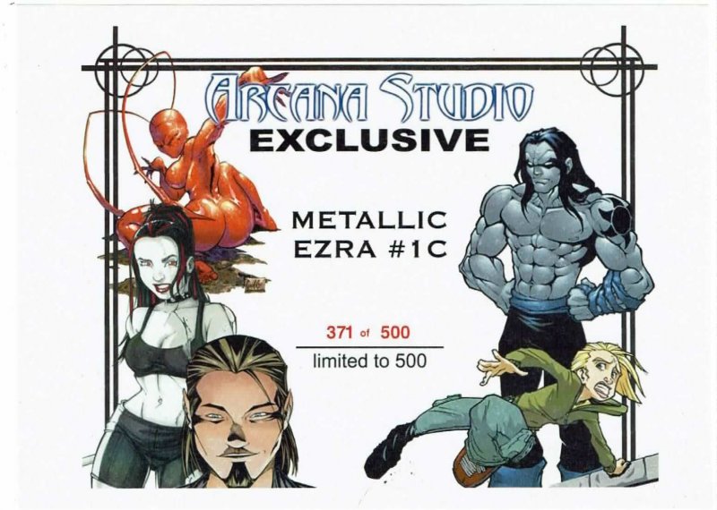 Ezra #1  Greg Horn Metallic Variant /500 w/COA  Arcana NM