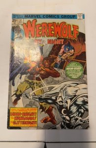 Werewolf by Night #37 (1976) 3rd Moonknight app cover/Spine wear