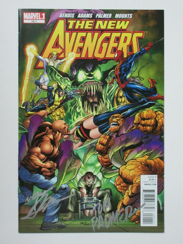 New Avengers (Marvel 2011) #16.1 Signed by Neal Adams and Tom Palmer Cover