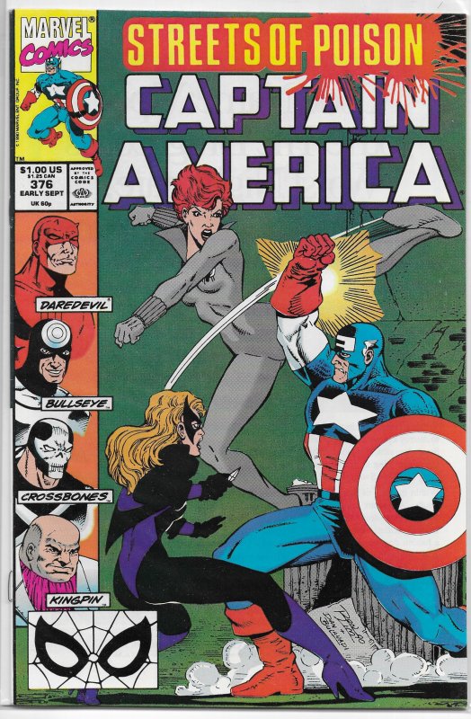 Captain America   vol. 1   #376 FN (Streets of Poison 5)