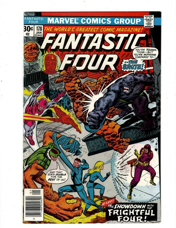 Lot of 8 Fantastic Four Marvel Comic Books #178 179 180 181 182 183 184 185 GK18