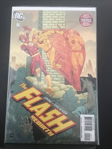 Flash Rebirth #5 Comic Book 2010 Geoff Johns Barry Allen Reverse Flashpoint DC