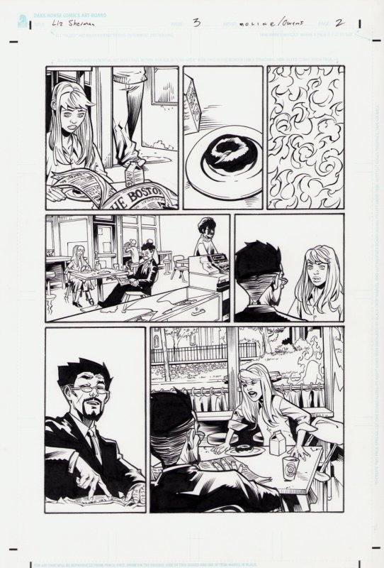 BPRD: Dead Remembered #3 Pg. 2 - INTERIOR PAGE - KARL MOLINE 2011 (HELLBOY UNI)