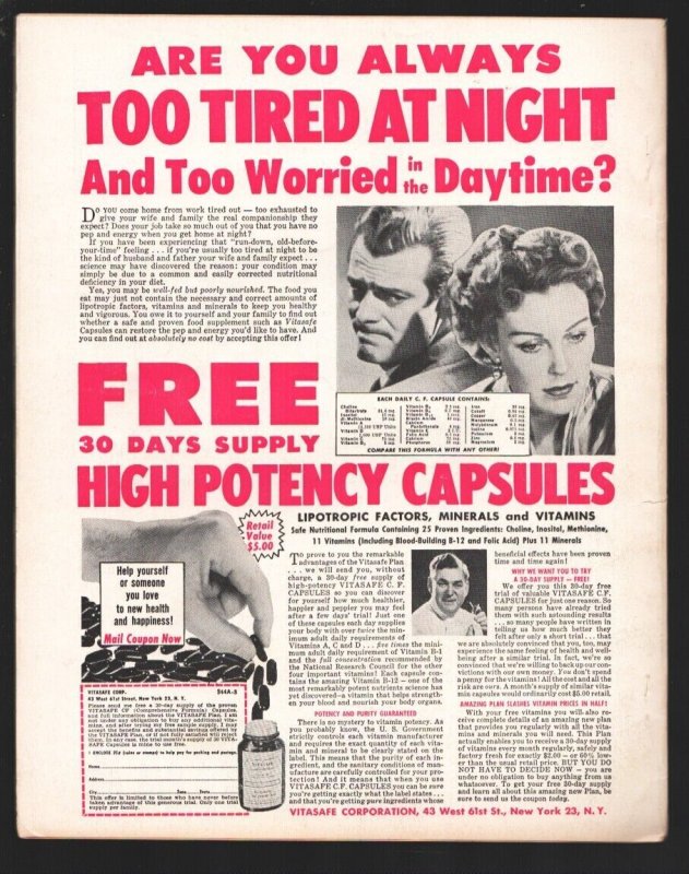 True Detective 6/1957-Kill-Crazy-Pulp crime-posed photos-historic-VG/FN