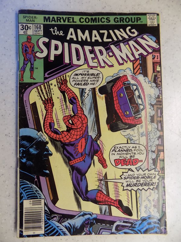 AMAZING SPIDER-MAN # 160 MARVEL SPIDER-MOBILE BRONZE ADVENTURE