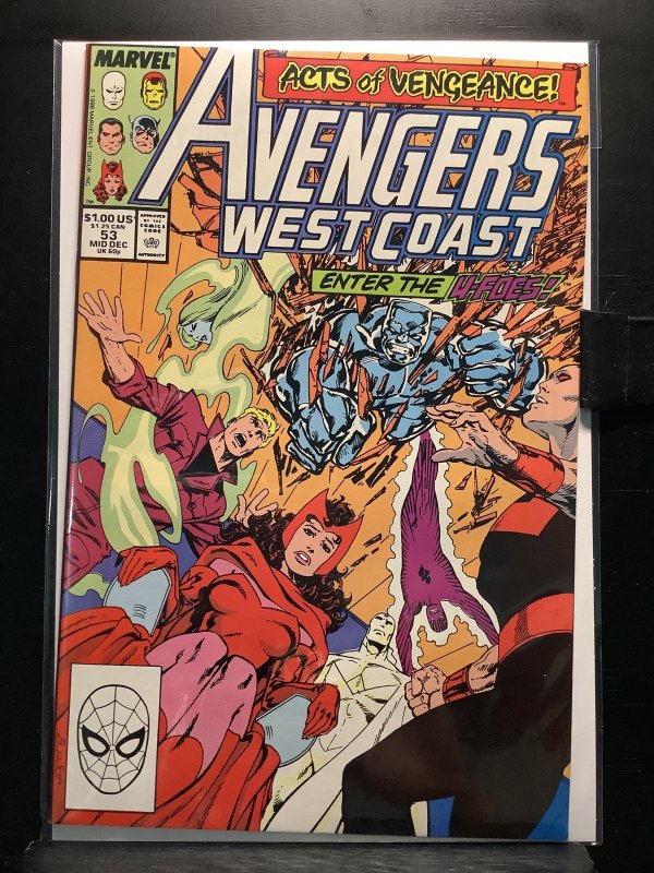 Avengers West Coast #53 Direct Edition (1989)