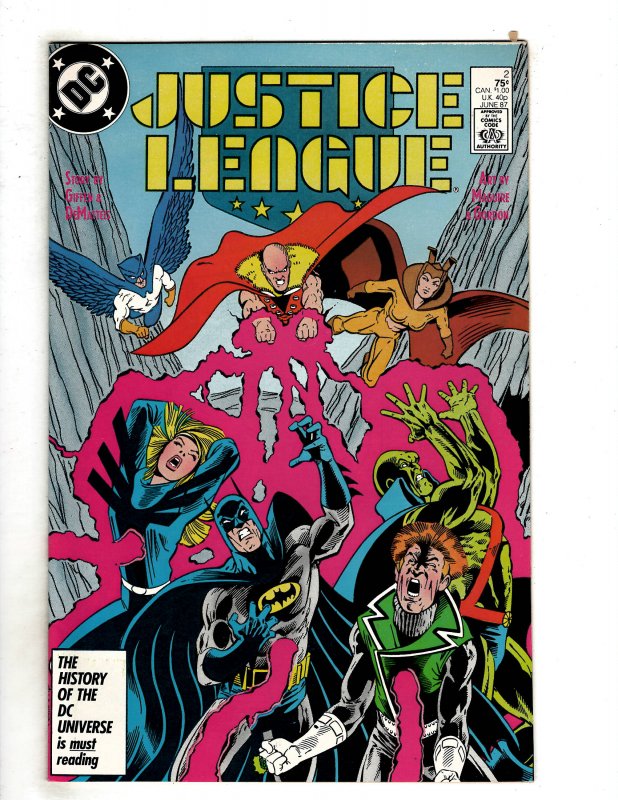 Justice League #2 (1987) DC Comics Superman Flash OF6