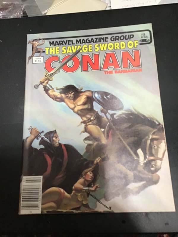 The Savage Sword of Conan #85 (1983) Bulinadi, Redondo Art! High-Grade! NM- Wow!