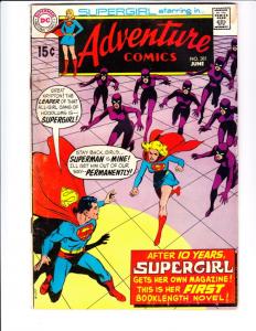 Adventure Comics #381 (Jun-69) VG Affordable-Grade Supergirl