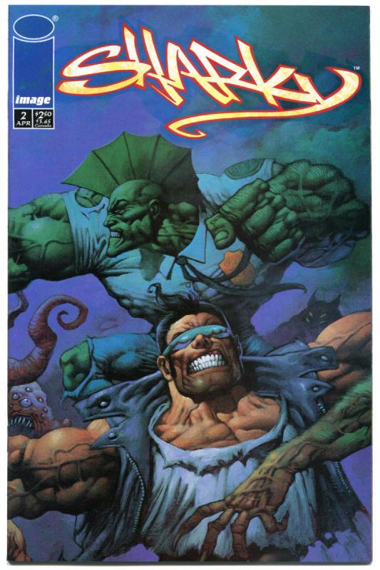 SHARKY #1 2 3 4, NM, Signed by Alex Horley, 1998, more in store, 1-4, B set