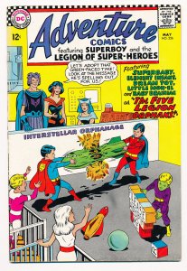 Adventure Comics (1938) #356 FN+ Superbaby, Baby Brainiac, Element Infant