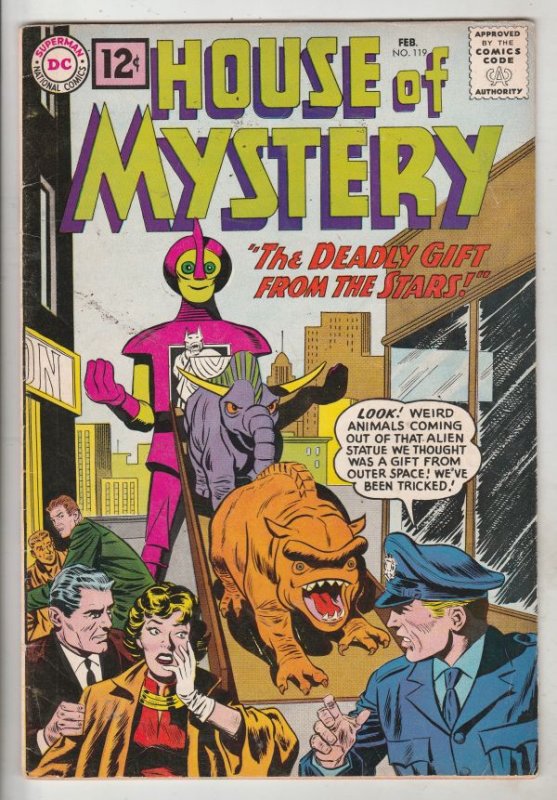 House of Mystery #119 (Feb-62) VF+ High-Grade 