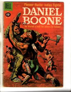 Four Color # 1163 VG Dell Silver Age Comic Book Daniel Boone Painted Cover JL18