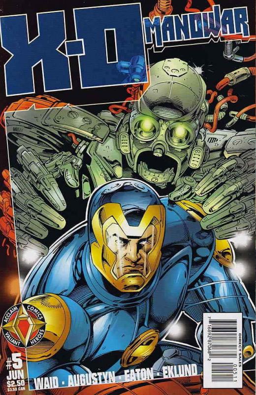 X-O Manowar (Vol. 2) #5 VF/NM; Acclaim | save on shipping - details inside