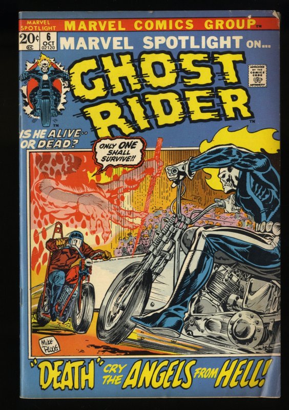 Marvel Spotlight #6 VG+ 4.5 2nd Appearance Ghost Rider!