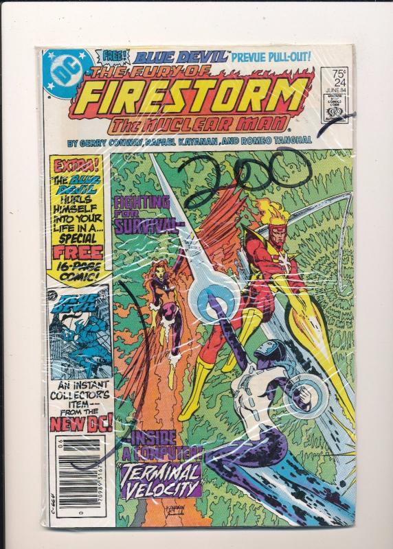 DC FIRESTORM Comics#18,21,24,25,27,28,29 VG/F(pos mixed lot diff series (SIC230)