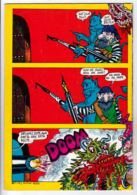 Bent #1 (Apr-71) FN Mid-High-Grade Star Eyed Stella, Checkered Demon, Captain...