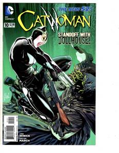 5 Catwoman DC Comic Books # 10 11 12 0 13 New 52 Dollmaker Joker Nocenti LH1