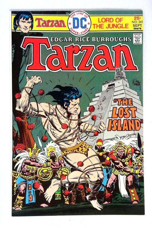 Tarzan #241 Joe Kubert warriors DC (1975) NM-
