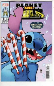 PLANET SHE-HULK #2 PACO MEDINA DISNEY STITCH UNLEASH THE HOLIDAYS VARIANT