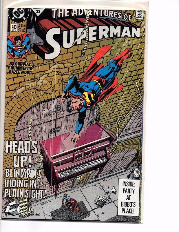 Dc Comics Adventures of Superman #483 and 572