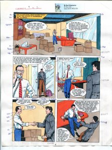 Elementals #9 Page #2 Original Color Guide Ken Feduniewicz