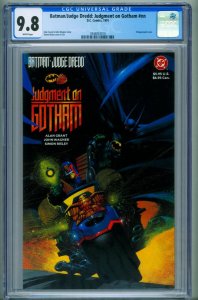 Batman/Judge Dredd: Judgment on Gotham CGC 9.8 comic book DC 4346833010