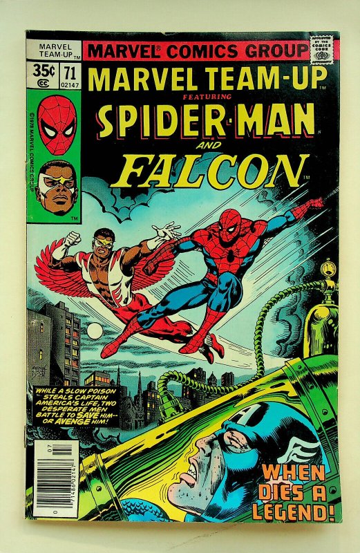 Marvel Team-Up #71 Spider-Man and Falcon (Jul 1978, Marvel) - Good