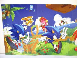 Sonic the Hedgehog Comic Cover Art 4 Wall Scroll