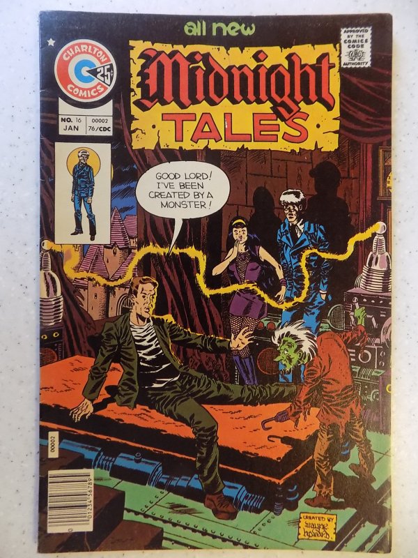 MIDNIGHT TALES # 16 CHARLTON HORROR ADVENTURE