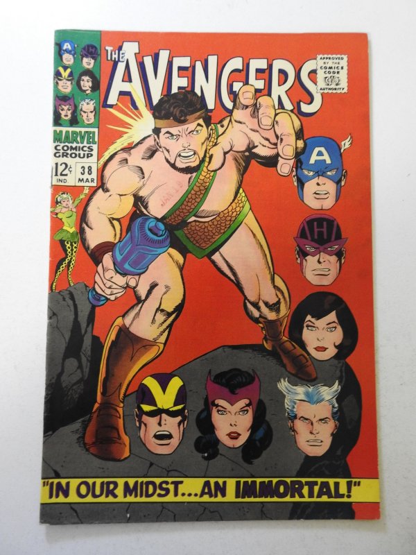 The Avengers #38 (1967) FN/VF Condition! stamp fc