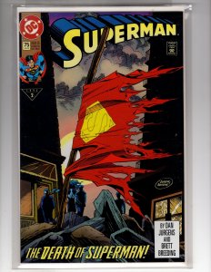 Superman #75 (1993)  VF   Death of Superman! / EBI#2