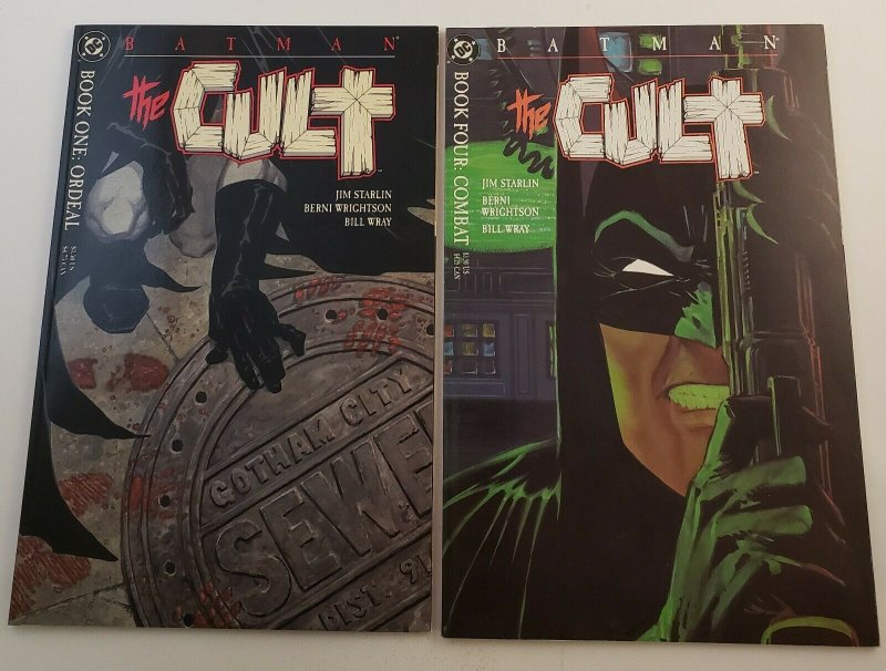 Batman The Cult #1-4 Complete VF/ NM  DC Comics 1988